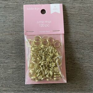 Hildie & Jo Gold Split Jump Rings 120 pc
